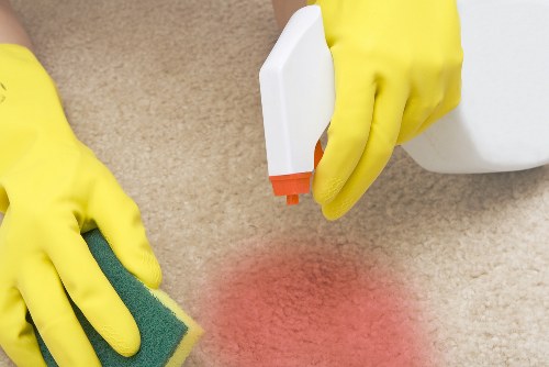 Catford carpet cleaning in a busy home with fresh living room carpet