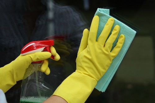 Catford Carpetcleaning team preparing equipment with safety checks