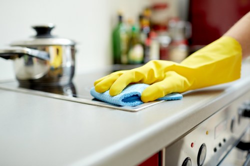 Specialist sofa cleaning process removing dirt from upholstery